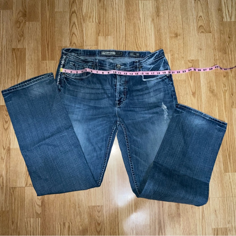 BKE Denim Tyler Straight 36 Long, Button fly - Picture 5 of 7